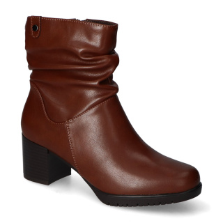 Skórzane botki damskie Sergio Leone BT25636-S brąz