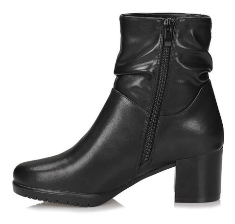 Skórzane botki damskie Sergio Leone BT25636-S czarny