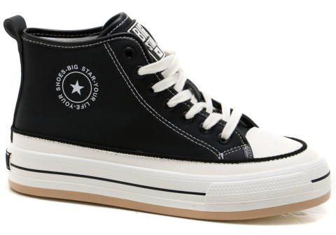 Sneakersy damskie Big Star Shoes OO274062 czarny Sneakersy damskie Big Star Shoes OO274062 czarny