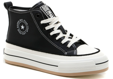 Sneakersy damskie Big Star Shoes OO274062 czarny Sneakersy damskie Big Star Shoes OO274062 czarny