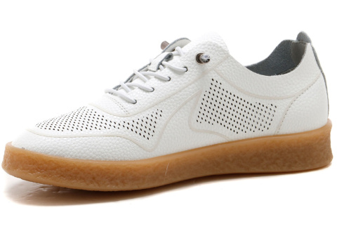 Skórzane sneakersy damskie Sergio Leone SP-111 biały Skórzane sneakersy damskie Sergio Leone SP-111 biały