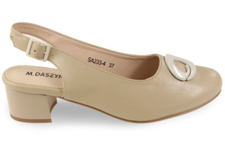 Sandały damskie M. Daszyński SA233-4 beż