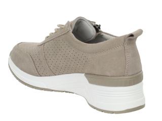 Skórzane sneakersy Filippo DP2003/21 BE beżowe