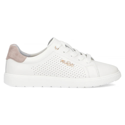 Skórzane sneakersy Filippo DP6738/25 WH BE biały Skórzane sneakersy Filippo DP6738/25 WH BE biały
