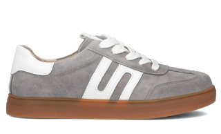 Skórzane sneakersy Filippo DP6742/25 GR szary