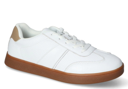 Skórzane sneakersy damskie Sergio Leone SP-112 biały