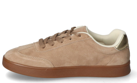 Skórzane sneakersy damskie Sergio Leone SP-112 jasny brąz Skórzane sneakersy damskie Sergio Leone SP-112 jasny brąz