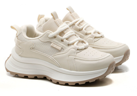 Sneakersy damskie BIG STAR NN274A105 beż Sneakersy damskie BIG STAR NN274A105 beż