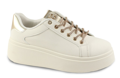 Sneakersy damskie na platformie H2472-3 beż