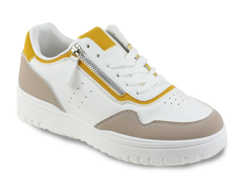 Sneakersy damskie na platformie McBraun PL23233 beż Sneakersy damskie na platformie McBraun PL23233 beż
