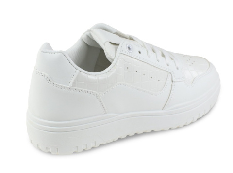 Sneakersy damskie na platformie McBraun PL23263 biały Sneakersy damskie na platformie McBraun PL23263 biały