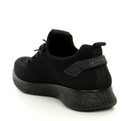Sneakersy męskie News 21MN02-3634 czarne Sneakersy męskie News 21MN02-3634 czarne