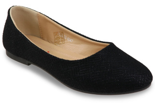 Baleriny damskie Evento 25BL02-9047 czarny