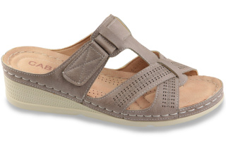 Klapki damskie Cabin 10694-7 khaki