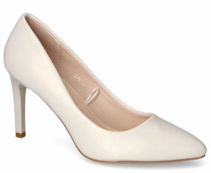 Półbuty damskie Sergio Leone 1339 perłowy