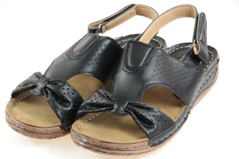 Sandały damskie 6098-1 czarny Sandały damskie 6098-1 czarny