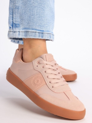 Sneakersy damskie MEMORY FOAM SYSTEM BIG STAR RR274373 róż