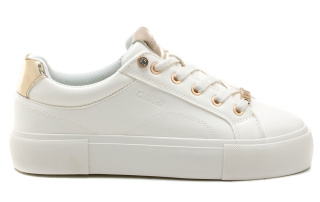 Sneakersy damskie na platformie Big star NN274211 biały