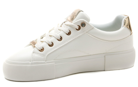 Sneakersy damskie na platformie Big star NN274211 biały Sneakersy damskie na platformie Big star NN274211 biały