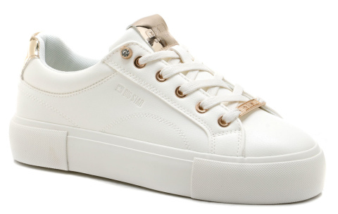 Sneakersy damskie na platformie Big star NN274211 biały Sneakersy damskie na platformie Big star NN274211 biały