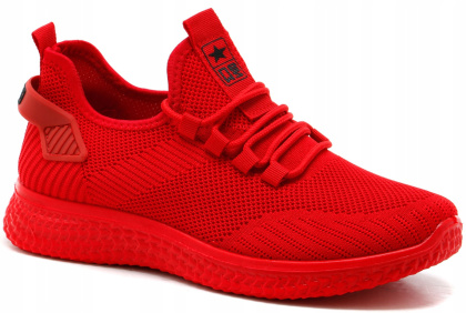 Sneakersy młodzieżowe News 21MN02-3634 czerwone