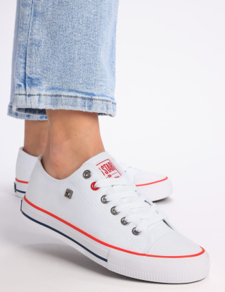 Trampki damskie BIG STAR NN274656 biały