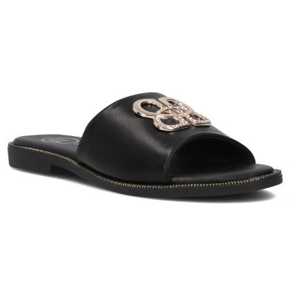Klapki damskie Filippo DK6905/25 BK czarny