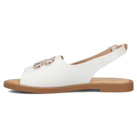 Sandały damskie Filippo DS6918/25 WH biały Sandały damskie Filippo DS6918/25 WH biały