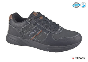 Sneakersy męskie News 20MN20-3309 czarne