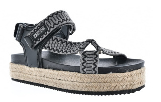 Sandały damskie espadryle na platformie Big Star JJ274940 czarny