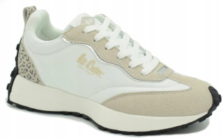 Sneakersy damskie Lee Cooper LCW-24-03-2342 biały/beż