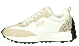 Sneakersy damskie Lee Cooper LCW-24-03-2342 biały/beż