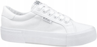 Trampki damskie na masywnej podeszwie Lee Cooper LCW-22-31-0884 biały
