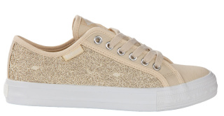 Trampki damskie na masywnej podeszwie Lee Cooper LWC-25-31-3420 beż