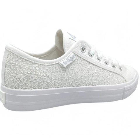 Trampki damskie na masywnej podeszwie Lee Cooper LWC-25-31-3422 biały