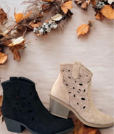 Botki damskie Cabin H2467-2 Khaki