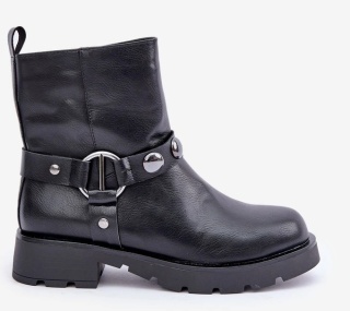 Botki damskie Evento 24BT35-7856 czarny