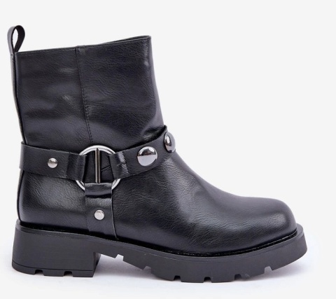 Botki damskie Evento 24BT35-7856 czarny