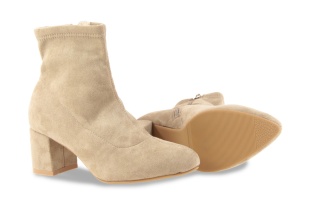 Botki damskie M. Daszyński MR2252-4 beż