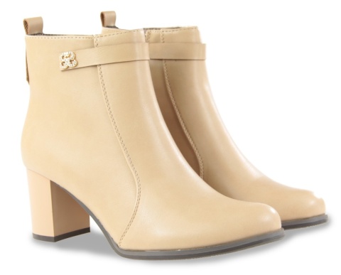 Botki damskie M. Daszyński SA125-31 beż