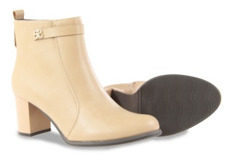 Botki damskie M. Daszyński SA125-31 beż