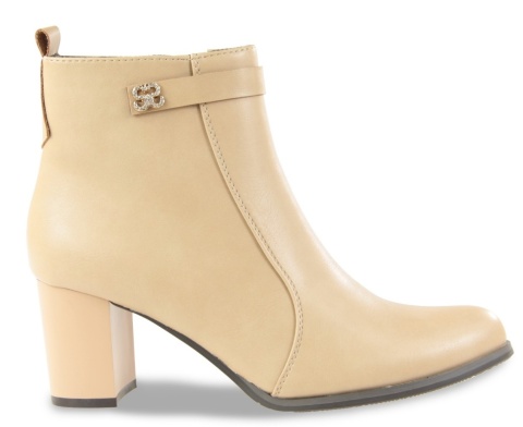 Botki damskie M. Daszyński SA125-31 beż