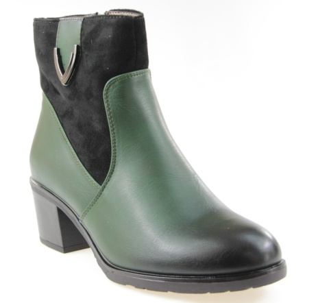 Botki damskie M. Daszyński SA128-39 zielony