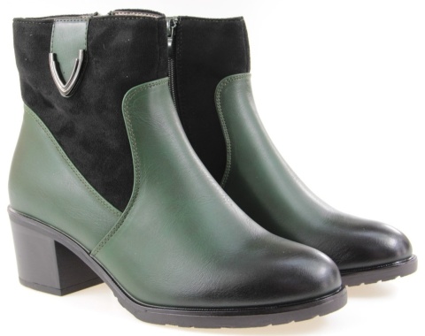 Botki damskie M. Daszyński SA128-39 zielony