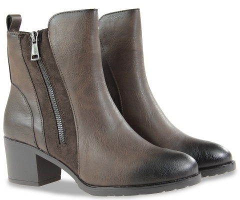 Botki damskie M. Daszyński SA128-52 brąz