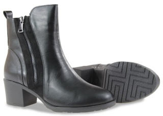 Botki damskie M. Daszyński SA128-52 czarny