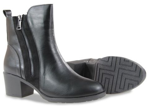 Botki damskie M. Daszyński SA128-52 czarny