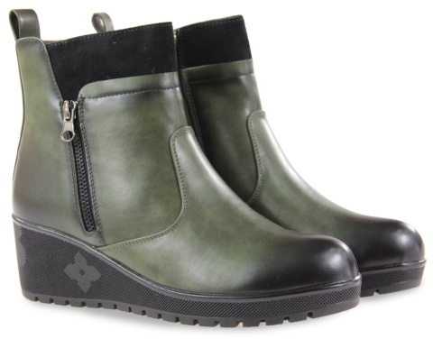 Botki damskie M.Daszyński SA207-3 zielony