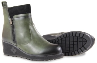 Botki damskie M.Daszyński SA207-3 zielony