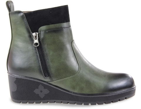 Botki damskie M.Daszyński SA207-3 zielony